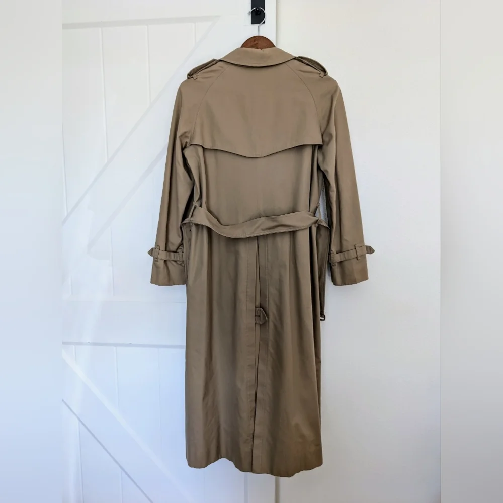 Blueberry vintage women's trench jacket coat size 10 - Picture 3 of 10